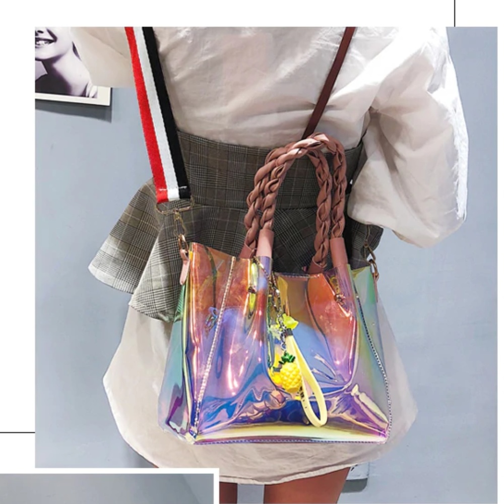 Londra -Transparent Shoulder Bag - Picture 2 of 5
